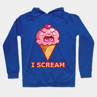 I SCREAM ~ Strawberry Hoodie